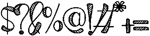 Hatch Berry otf (400) Font OTHER CHARS
