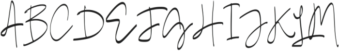 Hatersi Signature Regular otf (400) Font UPPERCASE