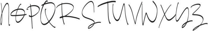 Hatersi Signature Regular otf (400) Font UPPERCASE