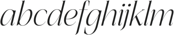 Hatficeld Italic otf (400) Font LOWERCASE