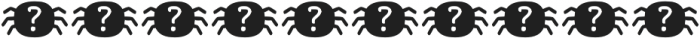 Hatter Halloween Dingbats Two Dirt otf (400) Font OTHER CHARS
