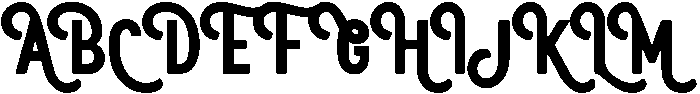 Haukteen Bush Regular otf (400) Font UPPERCASE