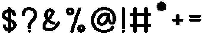 Haunted Drips Regular otf (400) Font OTHER CHARS