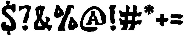Haunted House Regular otf (400) Font OTHER CHARS