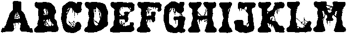 Haunted House Regular otf (400) Font UPPERCASE