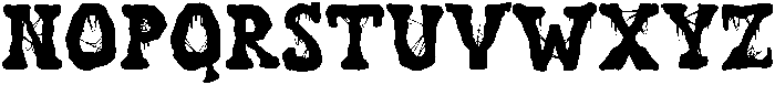 Haunted House Regular otf (400) Font UPPERCASE