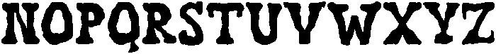 Haunted House Regular otf (400) Font LOWERCASE