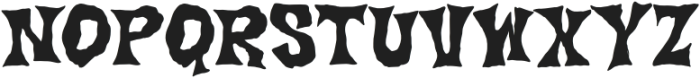 Haunted Letters Regular otf (400) Font UPPERCASE