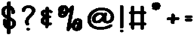 Haunted Notes Regular otf (400) Font OTHER CHARS