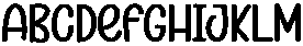 Haunted Notes Regular otf (400) Font UPPERCASE