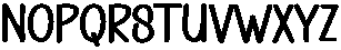 Haunted Notes Regular otf (400) Font LOWERCASE