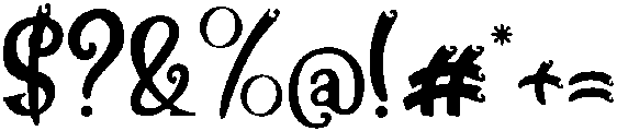 Haunted-Regular otf (400) Font OTHER CHARS