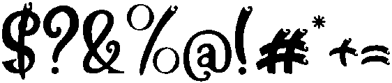 Haunted-Regular otf (400) Font OTHER CHARS