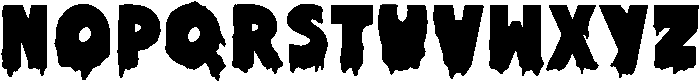 Haunted Regular otf (400) Font LOWERCASE