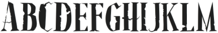 Haunted Spirit Lite Distress otf (400) Font UPPERCASE