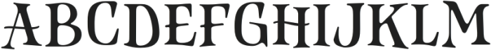 HauntedGallery-Regular otf (400) Font UPPERCASE