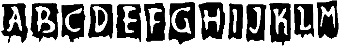Hauntmark Regular otf (400) Font UPPERCASE