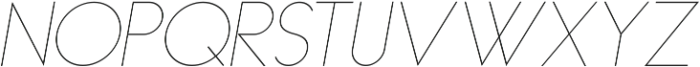 Haus Italic ttf (400) Font UPPERCASE