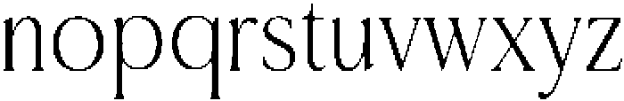 Haute Lettre Regular otf (400) Font LOWERCASE