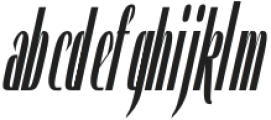 Hautte Black Italic Ultra Condensed otf (900) Font LOWERCASE