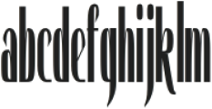 Hautte Black Ultra Condensed otf (900) Font LOWERCASE