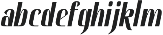 Hautte Bold Italic Condensed otf (700) Font LOWERCASE