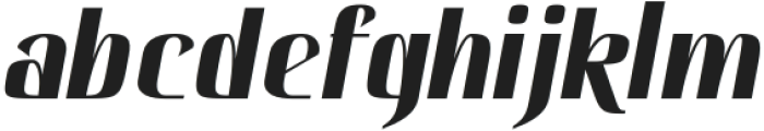 Hautte Bold Italic Semi Condensed otf (700) Font LOWERCASE