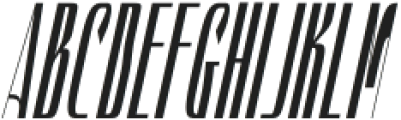 Hautte Extra Bold Italic Ultra Condensed otf (700) Font UPPERCASE