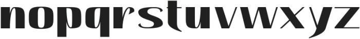 Hautte Extra Bold otf (700) Font LOWERCASE