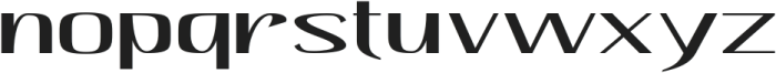 Hautte Extra Light Extra Expanded otf (200) Font LOWERCASE