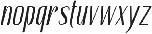 Hautte Extra Light Italic Condensed otf (200) Font LOWERCASE