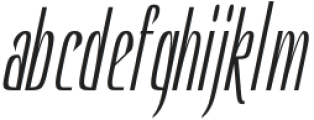 Hautte Extra Light Italic Extra Condensed otf (200) Font LOWERCASE