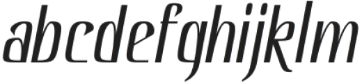 Hautte Extra Light Italic Semi Condensed otf (200) Font LOWERCASE
