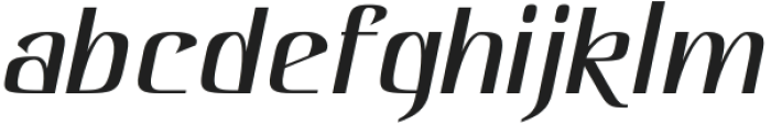 Hautte Extra Light Italic Semi Expanded otf (200) Font LOWERCASE