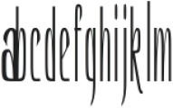 Hautte Extra Light Ultra Condensed otf (200) Font LOWERCASE