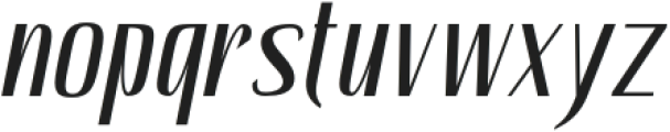 Hautte Italic Condensed otf (400) Font LOWERCASE