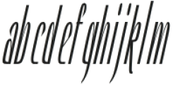 Hautte Italic Ultra Condensed otf (900) Font LOWERCASE