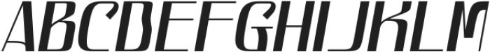 Hautte-Italic otf (400) Font UPPERCASE