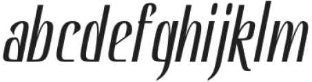 Hautte Light Italic Condensed otf (300) Font LOWERCASE