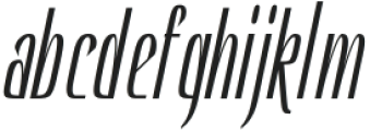 Hautte Light Italic Extra Condensed otf (300) Font LOWERCASE