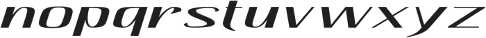 Hautte Light Italic Extra Expanded otf (300) Font LOWERCASE