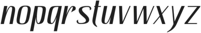 Hautte Light Italic Semi Condensed otf (300) Font LOWERCASE