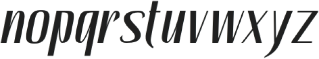 Hautte Medium Italic Condensed otf (500) Font LOWERCASE