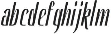 Hautte Medium Italic Extra Condensed otf (500) Font LOWERCASE