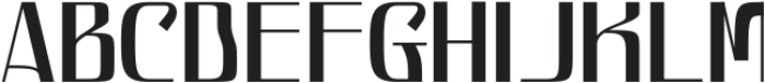 Hautte-Regular otf (400) Font UPPERCASE