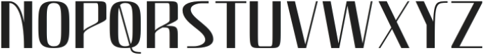 Hautte-Regular otf (400) Font UPPERCASE