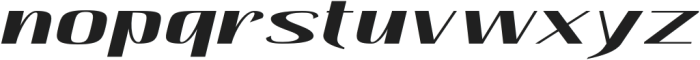 Hautte Semi Bold Italic Expanded otf (600) Font LOWERCASE