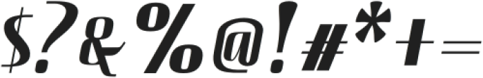 Hautte Semi Bold Italic Semi Condensed otf (600) Font OTHER CHARS