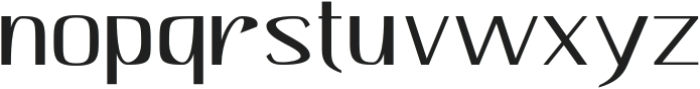 Hautte Thin Expanded otf (100) Font LOWERCASE