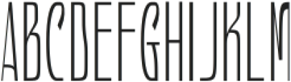 Hautte Thin Extra Condensed otf (100) Font UPPERCASE